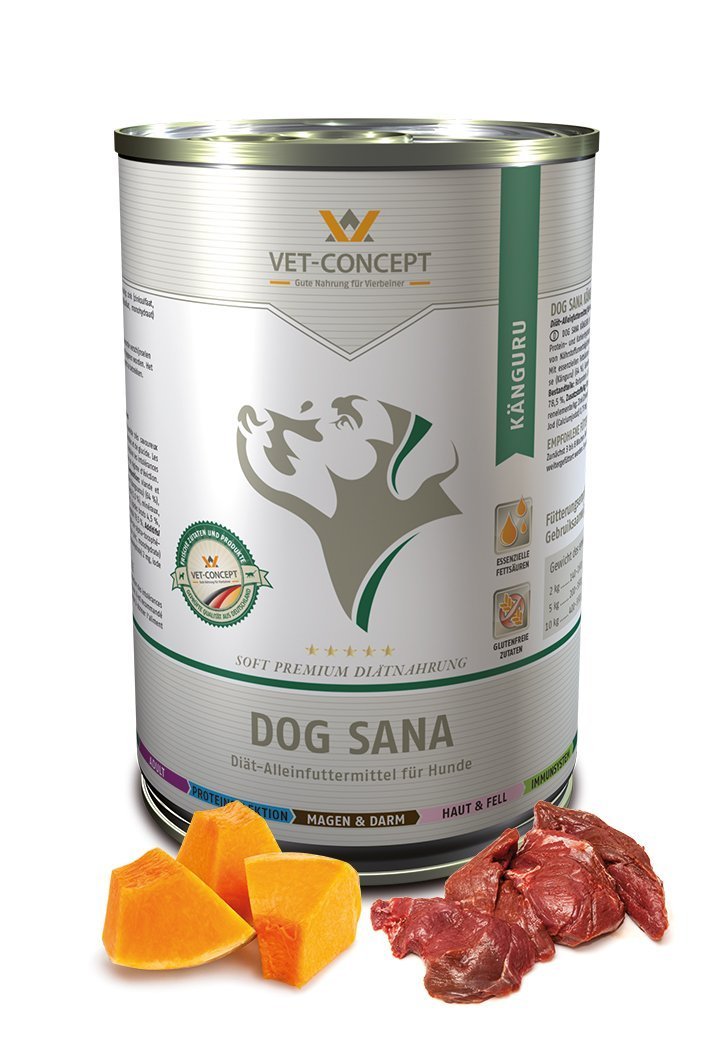 Hundemenü Dog Sana Kangaroo - Vet Concept