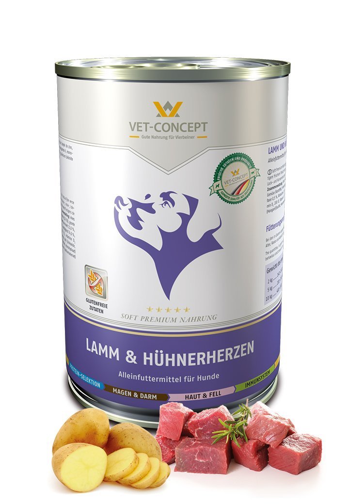 Hundmeny Lamm & Kycklinghjärtan